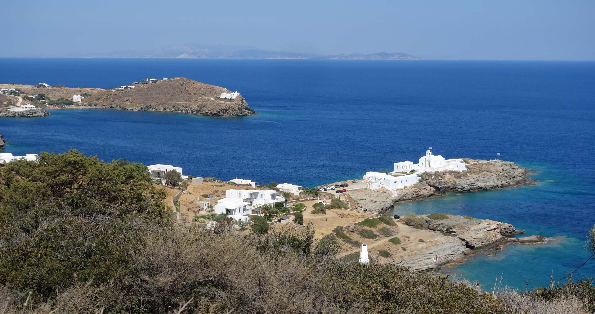 The church of Chrissopigi in Sifnos